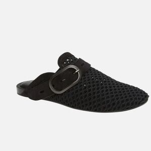 Rag & Bone Ansley Woven Net Croquet Black Mules Slides Flats EU 40 US 9.5